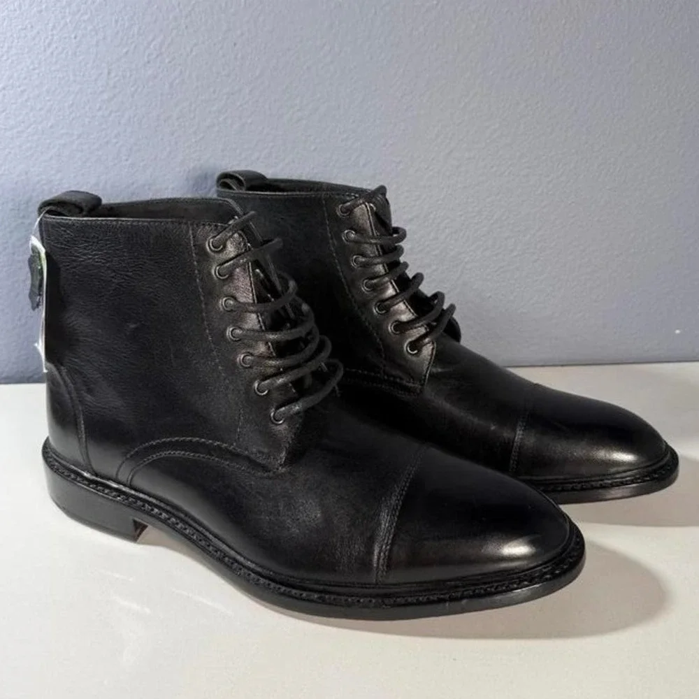 Anthony Veer‎ James Men's Leather Lace-Up Boots